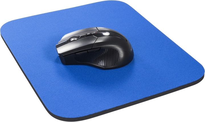 DELTACO muismat, met stof bekleed rubber, 6 mm blauw (KB-1B) in de groep COMPUTERS & RANDAPPARATUUR / Muizen en toetsenborden / Muismat bij TP E-commerce Nordic AB (38-18161)