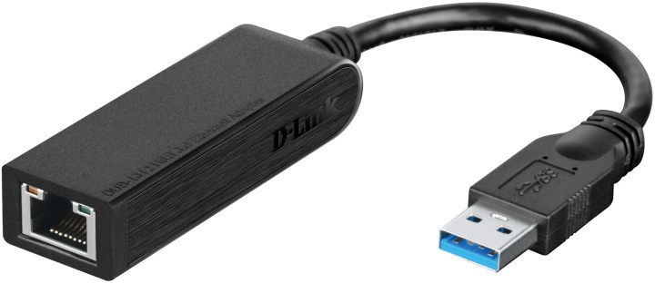 D-Link USB 3.0 nätverksadapter, svart in de groep COMPUTERS & RANDAPPARATUUR / Netwerk / Netwerkkaarten / USB bij TP E-commerce Nordic AB (38-18366)