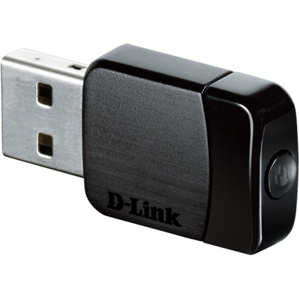 D-Link Mini adapter AC580, nätverksadapter, USB , 802.11n/g/ac, svart in de groep COMPUTERS & RANDAPPARATUUR / Netwerk / Netwerkkaarten / USB Draadloos bij TP E-commerce Nordic AB (38-18375)