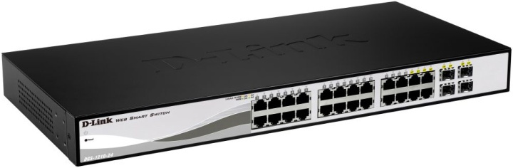 D-Link switch, 24x10/100/1000Mbps, Layer2, 4xSFP in de groep COMPUTERS & RANDAPPARATUUR / Netwerk / Schakelaars bij TP E-commerce Nordic AB (38-18462)