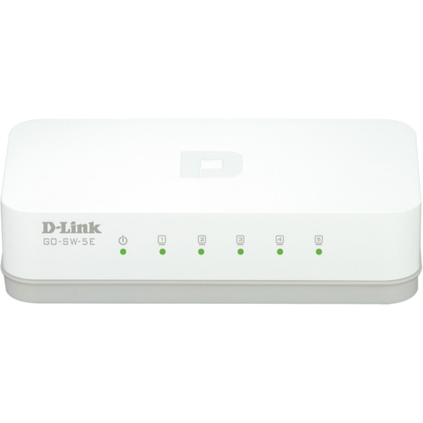 D-link 5-Port Ethernet Easy Desktop Switch, 5-port 10/100Mbps, vit in de groep COMPUTERS & RANDAPPARATUUR / Netwerk / Schakelaars / 10/100Mbps bij TP E-commerce Nordic AB (38-18481)