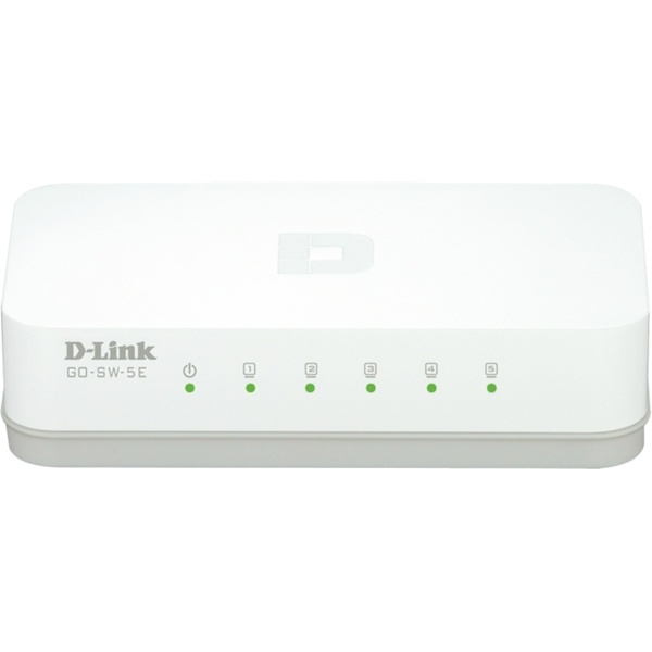 D-link 5-Port Ethernet Easy Desktop Switch, 5-port 10/100Mbps, vit in de groep COMPUTERS & RANDAPPARATUUR / Netwerk / Schakelaars bij TP E-commerce Nordic AB (38-18481)