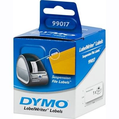 DYMO LabelWriter hängmappsetiketter 50x12mm / 220st in de groep COMPUTERS & RANDAPPARATUUR / Printers & Accessoires / Printers / Label machines & Accessoires / Etiketten bij TP E-commerce Nordic AB (38-18589)