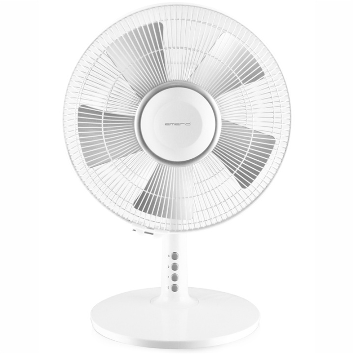 Emerio Bordsfläkt 30cm FN-114224 Vit in de groep HUISHOUDEN & TUIN / Ventilatoren & Klimaatproducten / Tafelventilatoren bij TP E-commerce Nordic AB (38-19597)