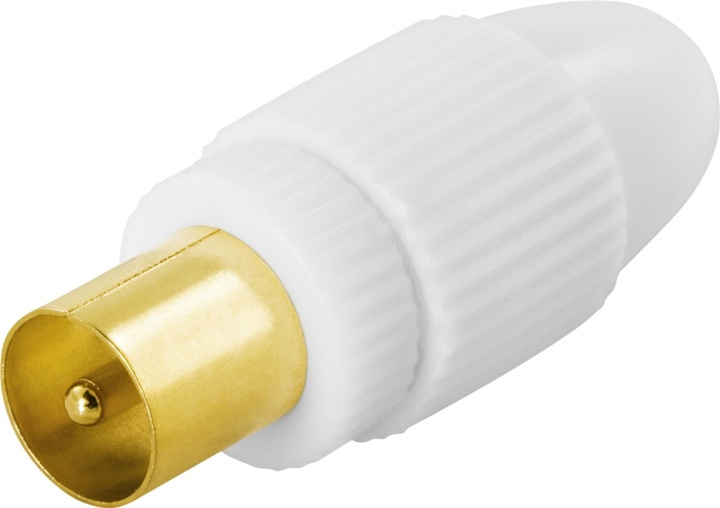 DELTACO antenna connector, 9.5mm male, screw mounting in de groep HOME ELECTRONICS / Kabels & Adapters / Antennekabels & Accessoires / Accessoires bij TP E-commerce Nordic AB (38-19819)