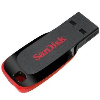 SanDisk Cruzer Blade, USB 2.0 geheugenstick (32GB) in de groep HOME ELECTRONICS / Opslagmedia / USB-geheugen / USB 2.0 bij TP E-commerce Nordic AB (38-1986)