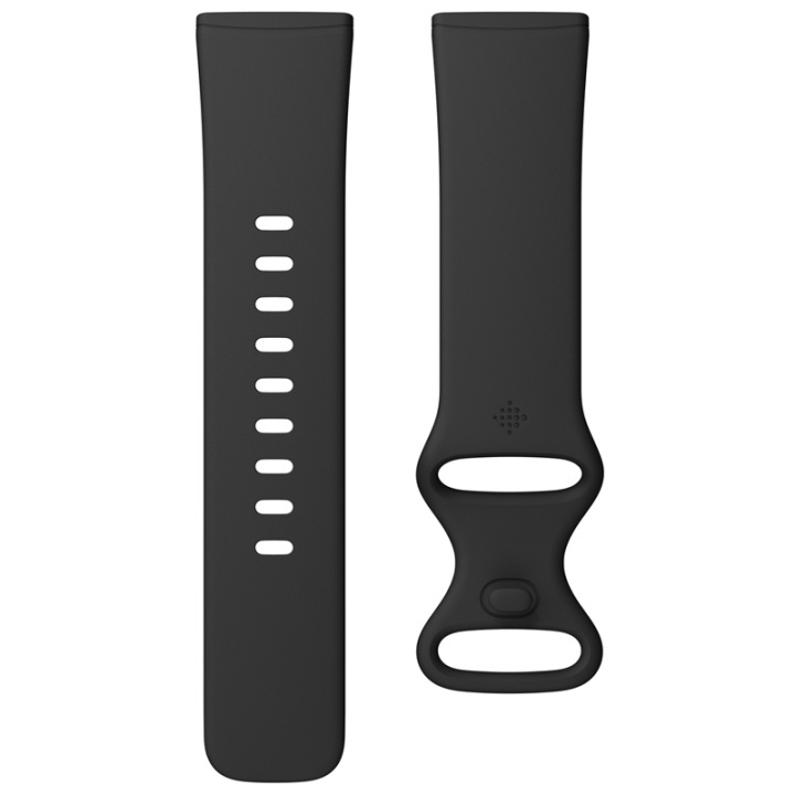 Fitbit Versa 3/Sense Armband Black (L in de groep SPORT, VRIJE TIJD & HOBBY / Smartwatch & Activiteitsmeters / Accessoires bij TP E-commerce Nordic AB (38-19879)
