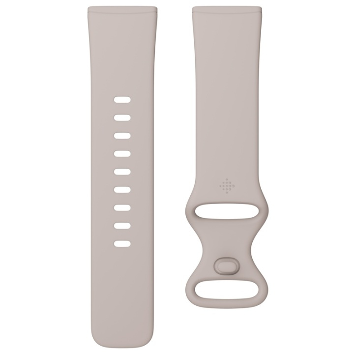 Fitbit Versa 3/Sense Armband Lunar Wh in de groep SPORT, VRIJE TIJD & HOBBY / Smartwatch & Activiteitsmeters / Accessoires bij TP E-commerce Nordic AB (38-19952)