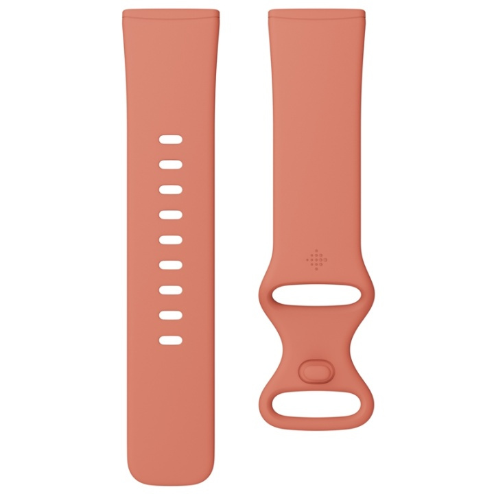 Fitbit Versa 3/Sense Armband Pink Cla in de groep SPORT, VRIJE TIJD & HOBBY / Smartwatch & Activiteitsmeters / Accessoires bij TP E-commerce Nordic AB (38-20073)