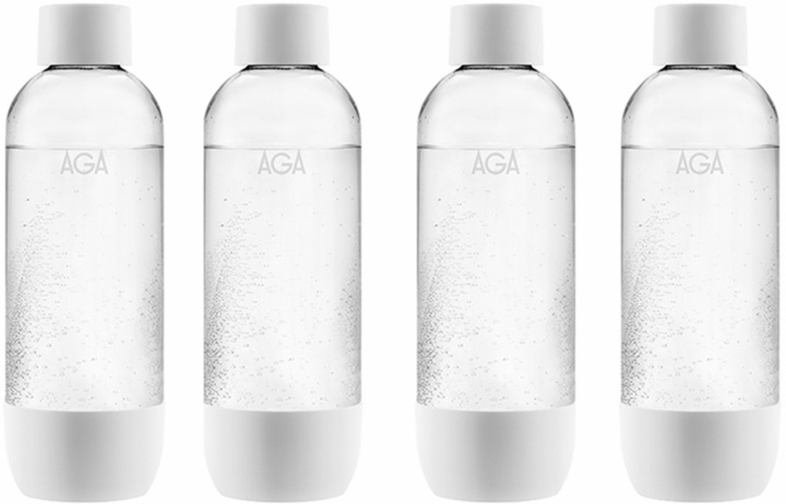 AGA 4-pack AQVIA PET fles, 1L (Wit) in de groep HUISHOUDEN & TUIN / Huishoudelijke apparaten / Water & Sap / Carbonatatiemachines / Accessoires bij TP E-commerce Nordic AB (38-21822PKT2)