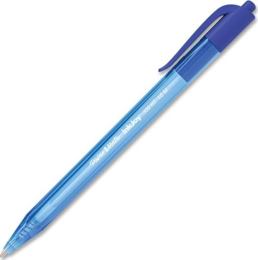 Papermate InkJoy 100 RT, balpen, M 1.0mm, Blauw in de groep HUISHOUDEN & TUIN / Kantoormateriaal / Pennen bij TP E-commerce Nordic AB (38-22001)
