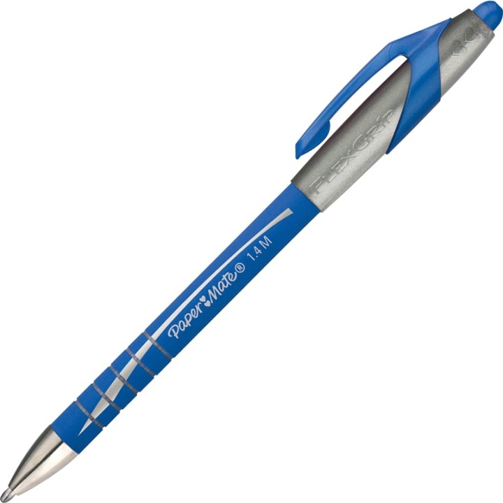 Papermate Flexgrip Elite, balpen, blauwschrijvend, L 1,4mm, 12-pack, blauw in de groep HUISHOUDEN & TUIN / Kantoormateriaal / Pennen bij TP E-commerce Nordic AB (38-22005)