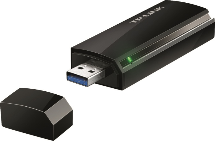 TP-Link AC1200 Trådlös nätverksadapter 1200 Mbps USB 3,0/2,0 in de groep COMPUTERS & RANDAPPARATUUR / Netwerk / Netwerkkaarten / USB Draadloos bij TP E-commerce Nordic AB (38-22440)