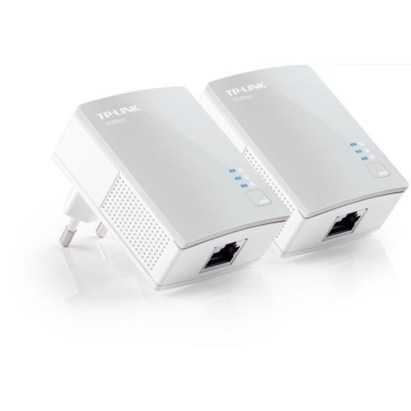 TP-LINK AV 500 Nano Powerline Adapter Starter Kit,vit (TL-PA4010KIT) in de groep COMPUTERS & RANDAPPARATUUR / Netwerk / Homeplug/Powerline bij TP E-commerce Nordic AB (38-22613)