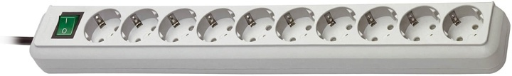 Brennenstuhl Eco-Line grenuttag, 10xCEE 7/4-1xCEE 7/7, 3m kab, pet,gr� in de groep HUISHOUDEN & TUIN / Elektriciteit & Verlichting / Stekkerblokken bij TP E-commerce Nordic AB (38-23329)