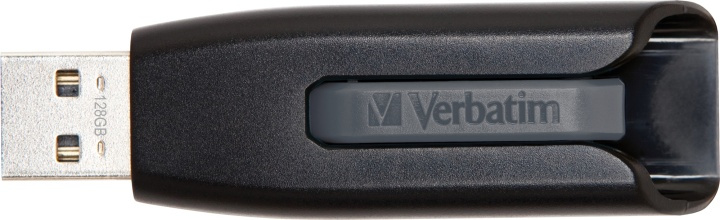 Verbatim SuperSpeed USB 3.0 Store\'N\'Go V3 128 GB, svart/grå in de groep HOME ELECTRONICS / Opslagmedia / USB-geheugen / USB 3.0 bij TP E-commerce Nordic AB (38-23506)