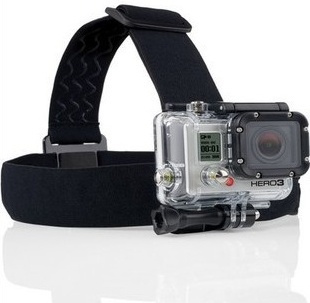 Hoofdband voor GoPro 2 / 3 / 3+ / 4 in de groep SPORT, VRIJE TIJD & HOBBY / Actiecamera\'s en accessoires / Accessoires voor actiecamera\'s bij TP E-commerce Nordic AB (38-2427)