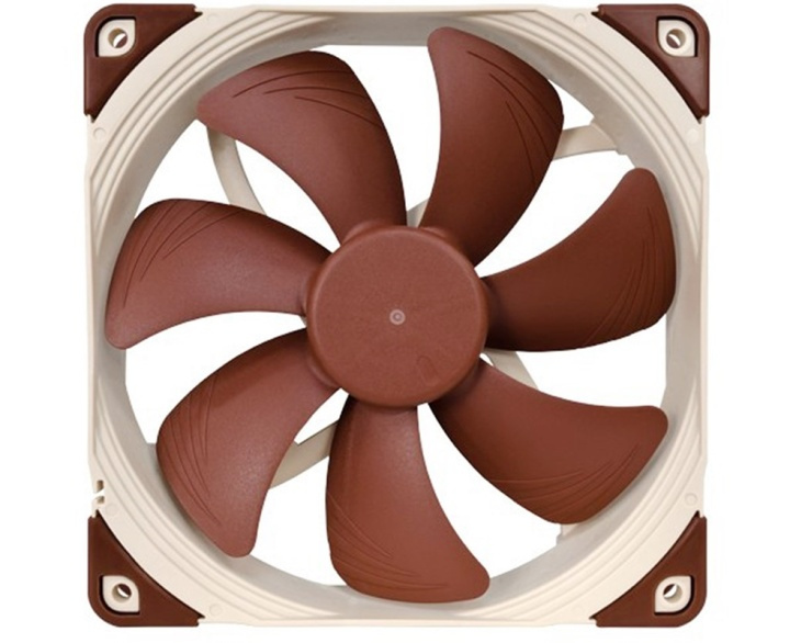 Noctua Chassifläkt 140mm, (NF-A14-PWM) in de groep COMPUTERS & RANDAPPARATUUR / Computeronderdelen / Koeling / Chassisventilatoren bij TP E-commerce Nordic AB (38-24483)