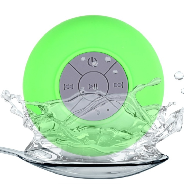 Waterdichte Bluetooth-luidspreker met zuignap (groen) in de groep HOME ELECTRONICS / Audio & Beeld / Luidsprekers & accessoires / Bluetooth-luidsprekers / Draagbare luidsprekers bij TP E-commerce Nordic AB (38-24575)
