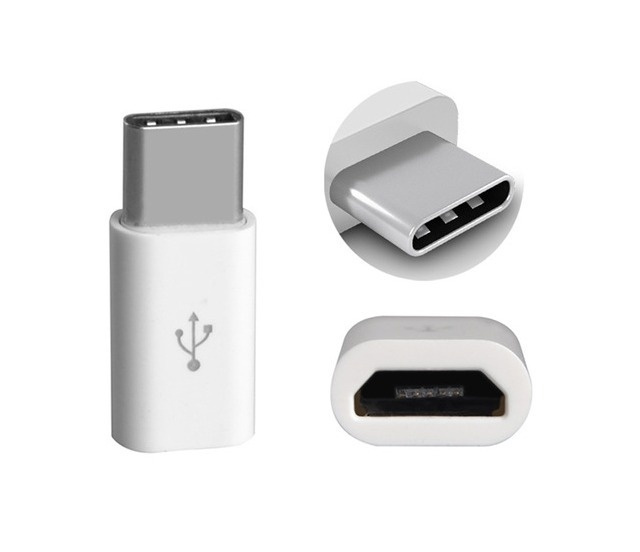MicroUSB-B naar USB-C adapter in de groep SMARTPHONE & TABLETS / Opladers & Kabels / Adapters bij TP E-commerce Nordic AB (38-24584)