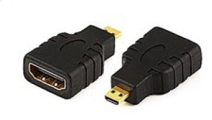 Adapter, HDMI hona till micro-HDMI hane (WD20B-017) in de groep HOME ELECTRONICS / Kabels & Adapters / HDMI / Adapters bij TP E-commerce Nordic AB (38-24760)