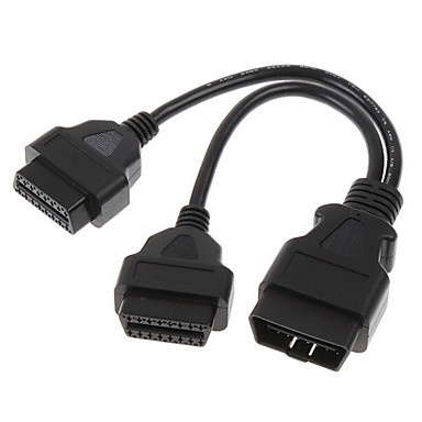 16 pin OBD2 OBDII Splitter förlängningskabel hane in de groep AUTO / Diagnostisch hulpmiddel / Kabels & Accessoires bij TP E-commerce Nordic AB (38-25824)