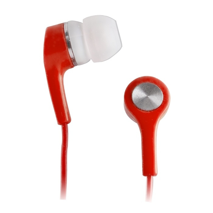 Setty audio-hoofdtelefoon In-Ear (3,5 mm), rood in de groep HOME ELECTRONICS / Audio & Beeld / Koptelefoon & Accessoires / Koptelefoon bij TP E-commerce Nordic AB (38-26459)
