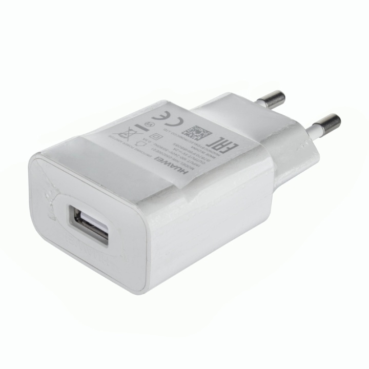 Huawei Reislader, Wit (HW-050200E01), Bulk in de groep SMARTPHONE & TABLETS / Opladers & Kabels / Wandoplader / Wandoplader microUSB bij TP E-commerce Nordic AB (38-27064)