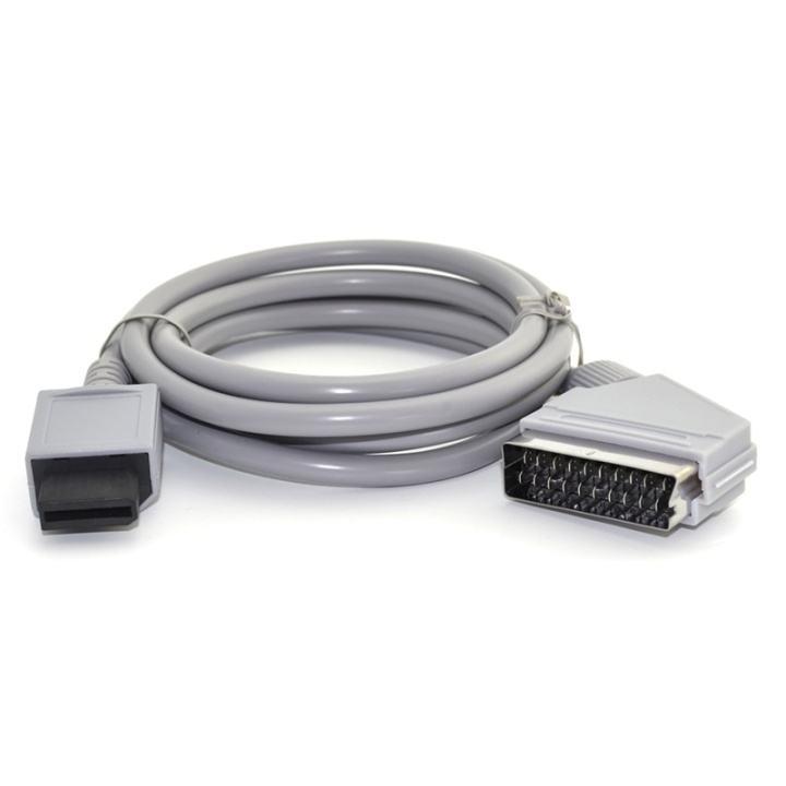 Scart-kabel voor Nintendo Wii, 1m in de groep HOME ELECTRONICS / Spelconsoles en accessoires / Nintendo Wii bij TP E-commerce Nordic AB (38-27258)