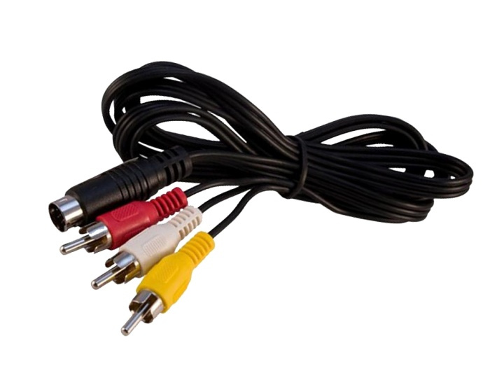 AV-kabel voor Mega Drive 2, 1,8 meter in de groep HOME ELECTRONICS / Spelconsoles en accessoires / SEGA bij TP E-commerce Nordic AB (38-27290)