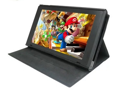 Skyddsfodral med inbyggt ställ till Nintendo Switch in de groep HOME ELECTRONICS / Spelconsoles en accessoires / Nintendo Switch / Accessoires bij TP E-commerce Nordic AB (38-27472)