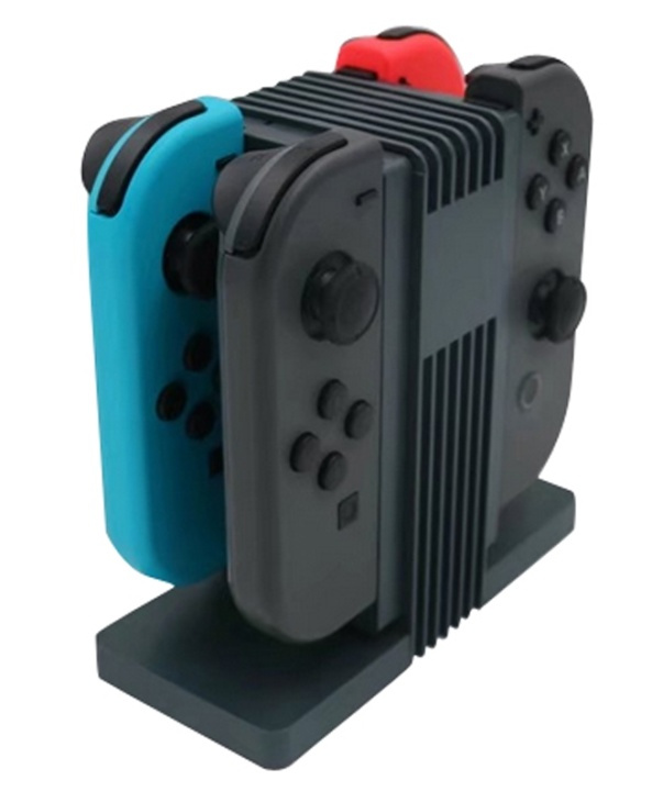 Dockingstation/Tafellader voor 4x Nintendo Switch Joy-Con-controllers in de groep HOME ELECTRONICS / Spelconsoles en accessoires / Nintendo Switch / Accessoires bij TP E-commerce Nordic AB (38-27473)