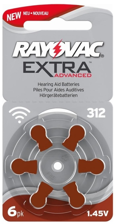 Rayovac AC312 extra advanced - Hoortoestelbatterij in de groep HOME ELECTRONICS / Batterijen & Opladers / Batterijen / Gehoorbatterijen bij TP E-commerce Nordic AB (38-27619)