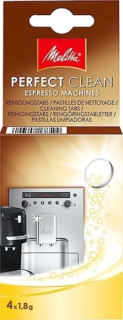 Melitta Rengöring Espressomaskiner, 4-Pack in de groep HUISHOUDEN & TUIN / Huishoudelijke apparaten / Koffiezetapparaten en accessoires / Filters & Accessoires bij TP E-commerce Nordic AB (38-27651)
