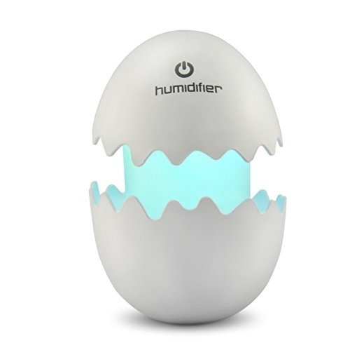 Funny Egg - luchtbevochtiger met kleurrijke verlichting (Wit) in de groep HUISHOUDEN & TUIN / Ventilatoren & Klimaatproducten / Luchtbevochtigers bij TP E-commerce Nordic AB (38-27778)