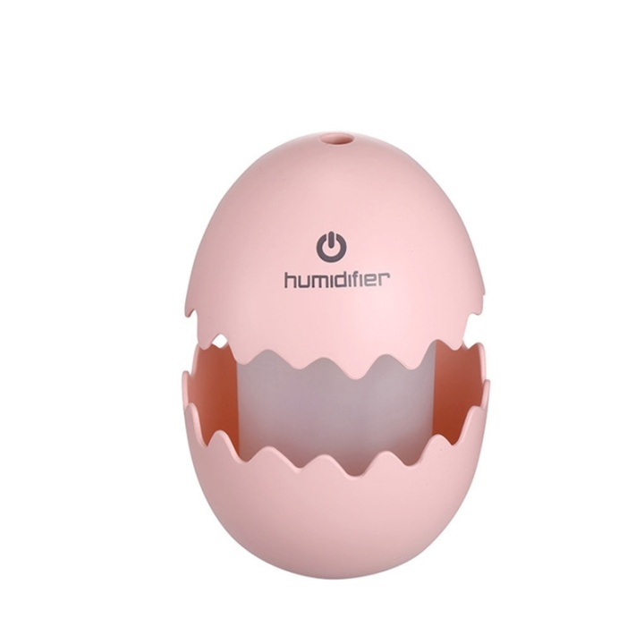 Funny Egg luchtbevochtiger met kleurrijke verlichting, Roze in de groep HUISHOUDEN & TUIN / Ventilatoren & Klimaatproducten / Luchtbevochtigers bij TP E-commerce Nordic AB (38-27779)