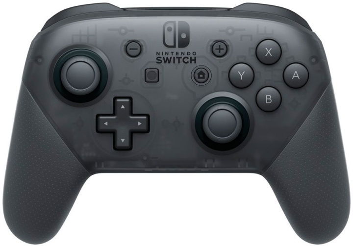 Trådlös handkontroll - Nintendo Switch Pro, Svart in de groep HOME ELECTRONICS / Spelconsoles en accessoires / Nintendo Switch / Accessoires bij TP E-commerce Nordic AB (38-28013)