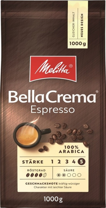 Melitta, Bella Crema Espresso hela kaffebönor in de groep HUISHOUDEN & TUIN / Huishoudelijke apparaten / Koffiezetapparaten en accessoires / Koffiebonen bij TP E-commerce Nordic AB (38-28059)
