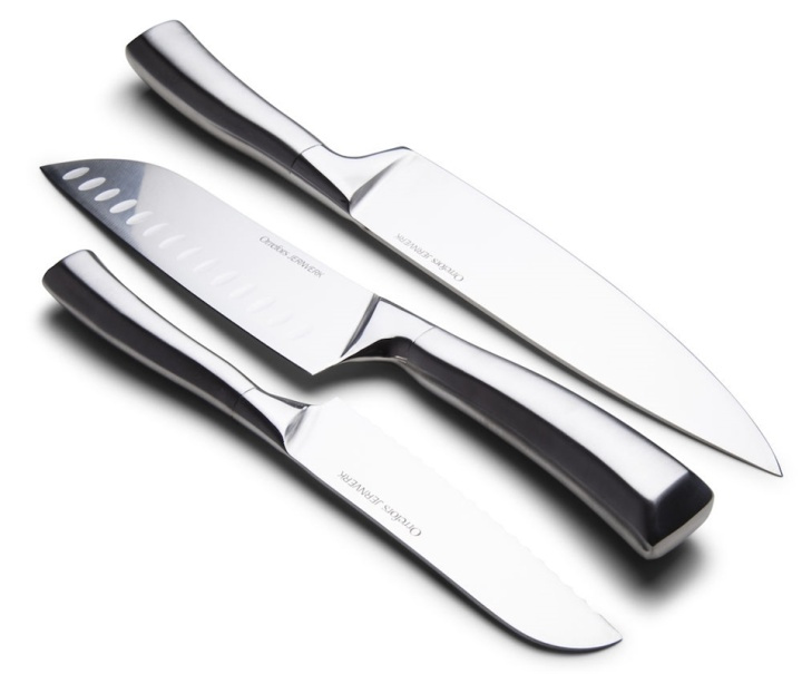 Orrefors Jernverkkeukenmessen, 3-pak in de groep HUISHOUDEN & TUIN / Keukengerei / Keukenmessen & accessoires bij TP E-commerce Nordic AB (38-28063)