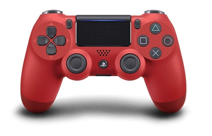 Sony DualShock 4 V2 (PS4) (Origineel) Magma Rood in de groep HOME ELECTRONICS / Spelconsoles en accessoires / Sony PlayStation 4 / Accessoires bij TP E-commerce Nordic AB (38-28305)