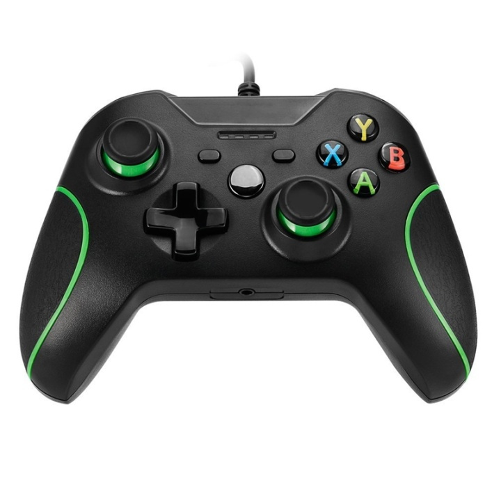 Handkontroll till Xbox One, Svart in de groep HOME ELECTRONICS / Spelconsoles en accessoires / Xbox One / Accessoires bij TP E-commerce Nordic AB (38-28400)
