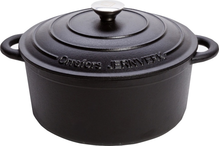 Orrefors Jernverk gietijzeren braadpan, 5 liter, zwart in de groep HUISHOUDEN & TUIN / Keukengerei / Potten & Pannen bij TP E-commerce Nordic AB (38-28487)