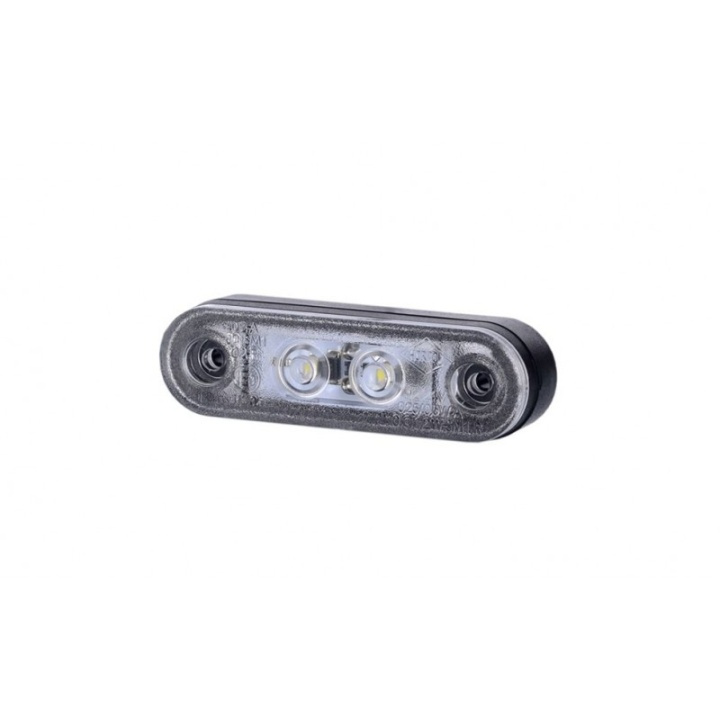 Sidomarkör/Positionsljus - Vit LED 12/24V in de groep AUTO / Autoverlichting / Diodelampen / Halogeenlampen bij TP E-commerce Nordic AB (38-28549)