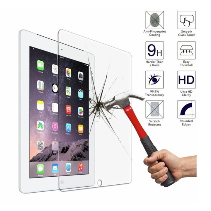 Gehard glas voor iPad 9.7, 2017 in de groep SMARTPHONE & TABLETS / Tablet bescherming / Apple iPad bij TP E-commerce Nordic AB (38-28775)