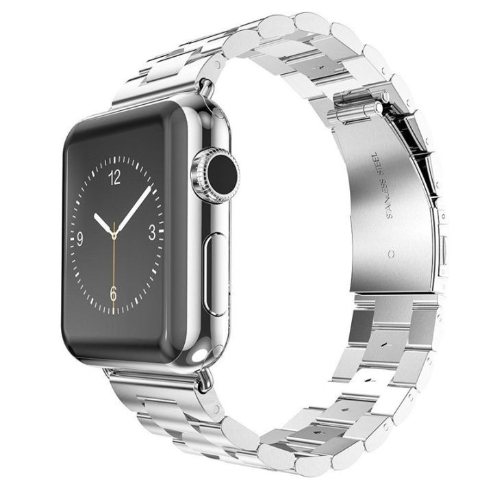 Horlogeband van roestvrij staal voor Apple Watch, 42/44/45mm. in de groep SMARTPHONE & TABLETS / Training, thuis & vrije tijd / Apple Watch & Accessoires / Accessoires bij TP E-commerce Nordic AB (38-29004)