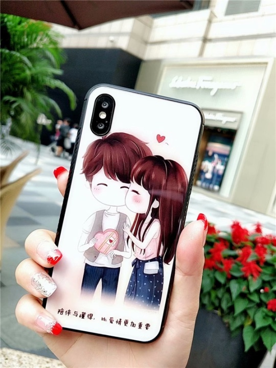 Gehard glas, TPU, iPhone 7/8/SE(2nd), Madeliefje in de groep SMARTPHONE & TABLETS / Mobielbescherming / Apple / iPhone 8 / Hoesjes bij TP E-commerce Nordic AB (38-29113)