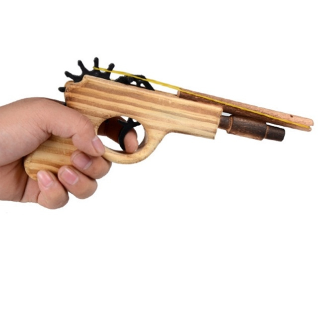 Rubberband revolver van hout in de groep SPEELGOED, KINDER- & BABYPRODUCTEN / Speelgoed / Speelgoed bij TP E-commerce Nordic AB (38-29120)