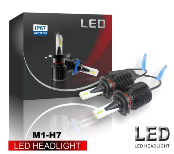 LED-converter M1, H7, 20W/lamp, 4000LM, 2-pak in de groep AUTO / Autoverlichting / LED Grootlicht & Dimlicht bij TP E-commerce Nordic AB (38-29134)