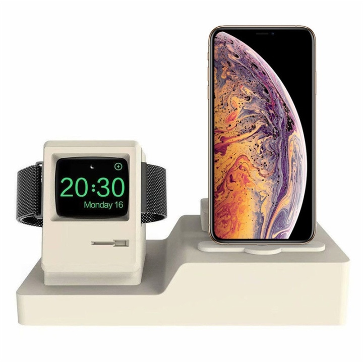 Oplader voor iPhone, Apple Watch en Airpods (Ivoorwit) in de groep SMARTPHONE & TABLETS / Training, thuis & vrije tijd / Apple Watch & Accessoires / Accessoires bij TP E-commerce Nordic AB (38-29152)