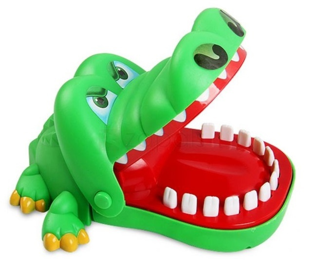 Spel Crocodile Dentist - Groen in de groep SPEELGOED, KINDER- & BABYPRODUCTEN / Spelletje / Kinderspellen bij TP E-commerce Nordic AB (38-29347)